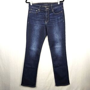Lucky Brand Mid Rise Straight‎ Sweet Jeans Dark Wash Women's Size 10/30 Regular